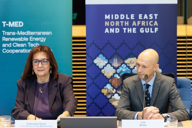 Commissioner for the Mediterranean Dubravka Šuica at the launch of the T-MED initiative in Brussels